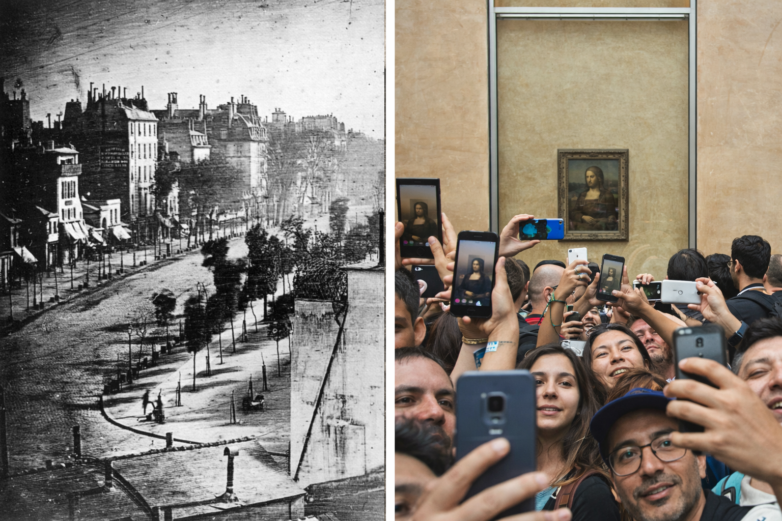 Boulevard du Temple vs Tourists