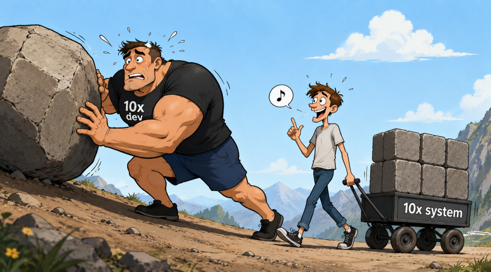 The Myth of the "10x Engineer" (And the Reality of the 0.1x Environment)