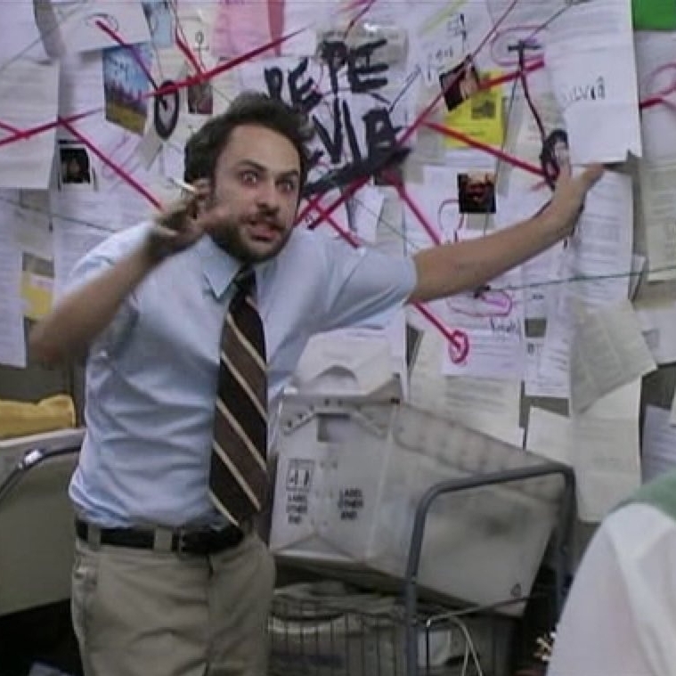 Me explaining the structure like a conspiracy theorist